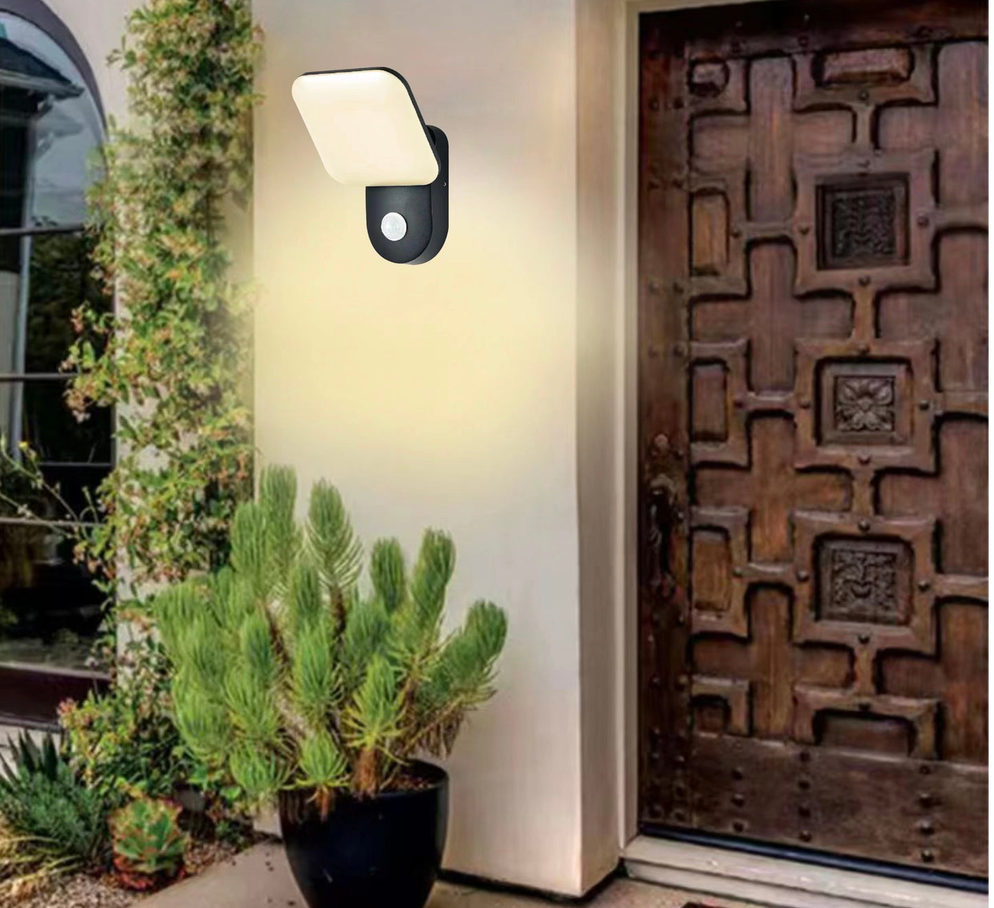 APLICA LED EXTERIOR SENSOR AUTOMATIC MODERNA