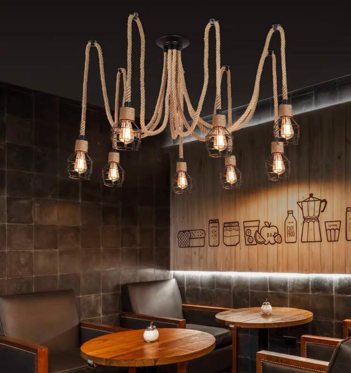 Candelabru Modern Sfoara Cafenea ROCCO MS502/10