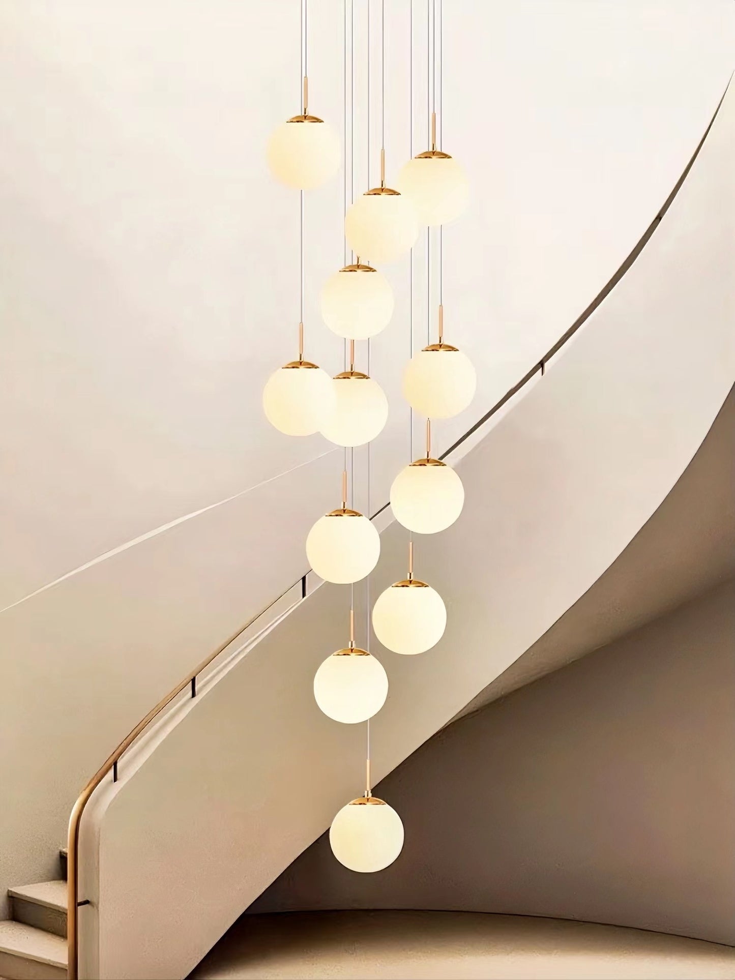 LUSTRA LED CANDELABRU MODERNA