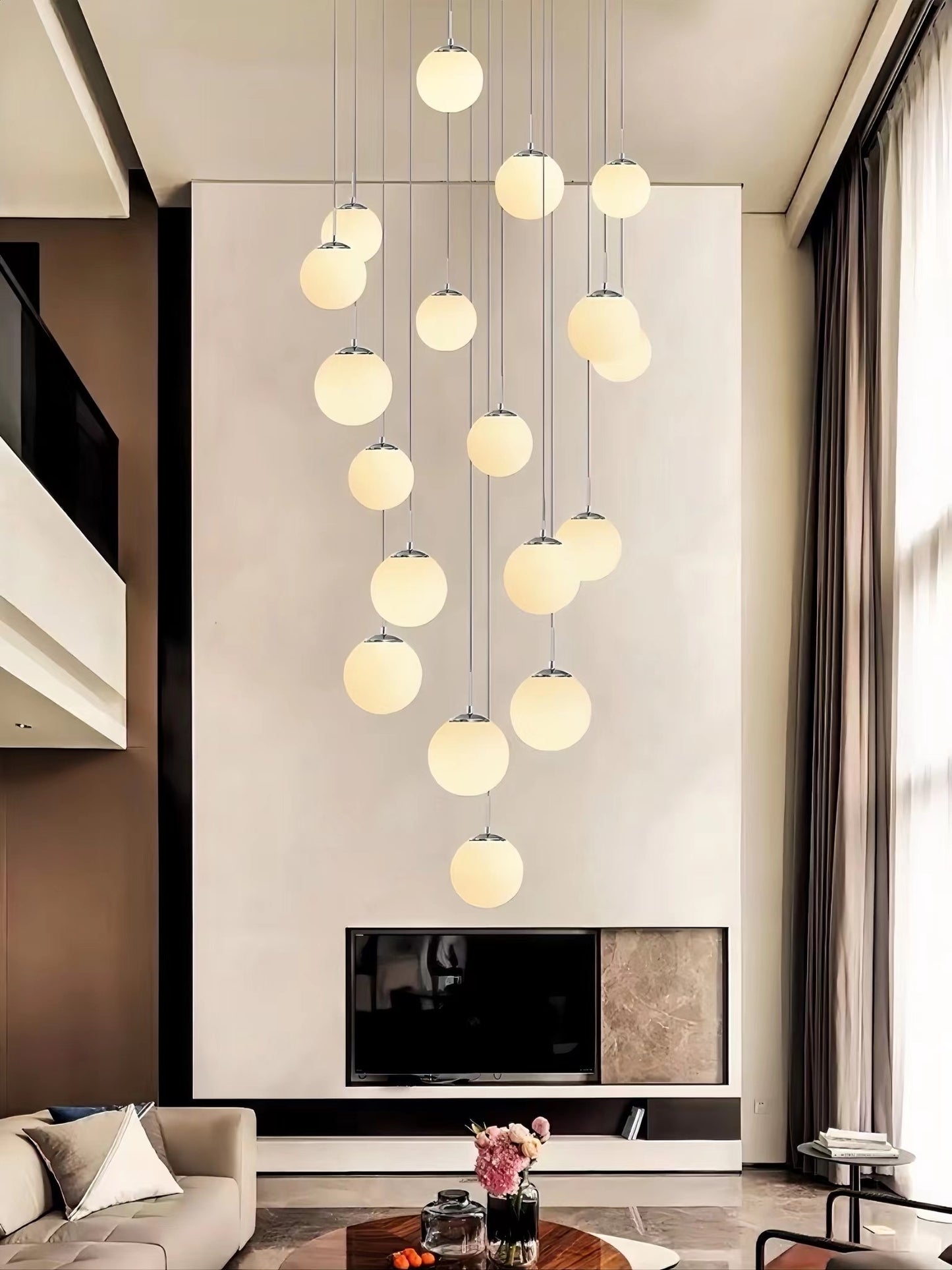 LUSTRA LED CANDELABRU MODERNA