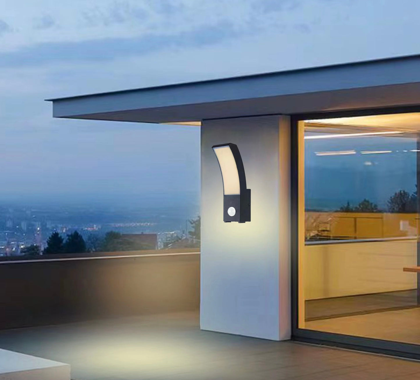 APLICA LED EXTERIOR SENZOR AUTOMAT MODERNA