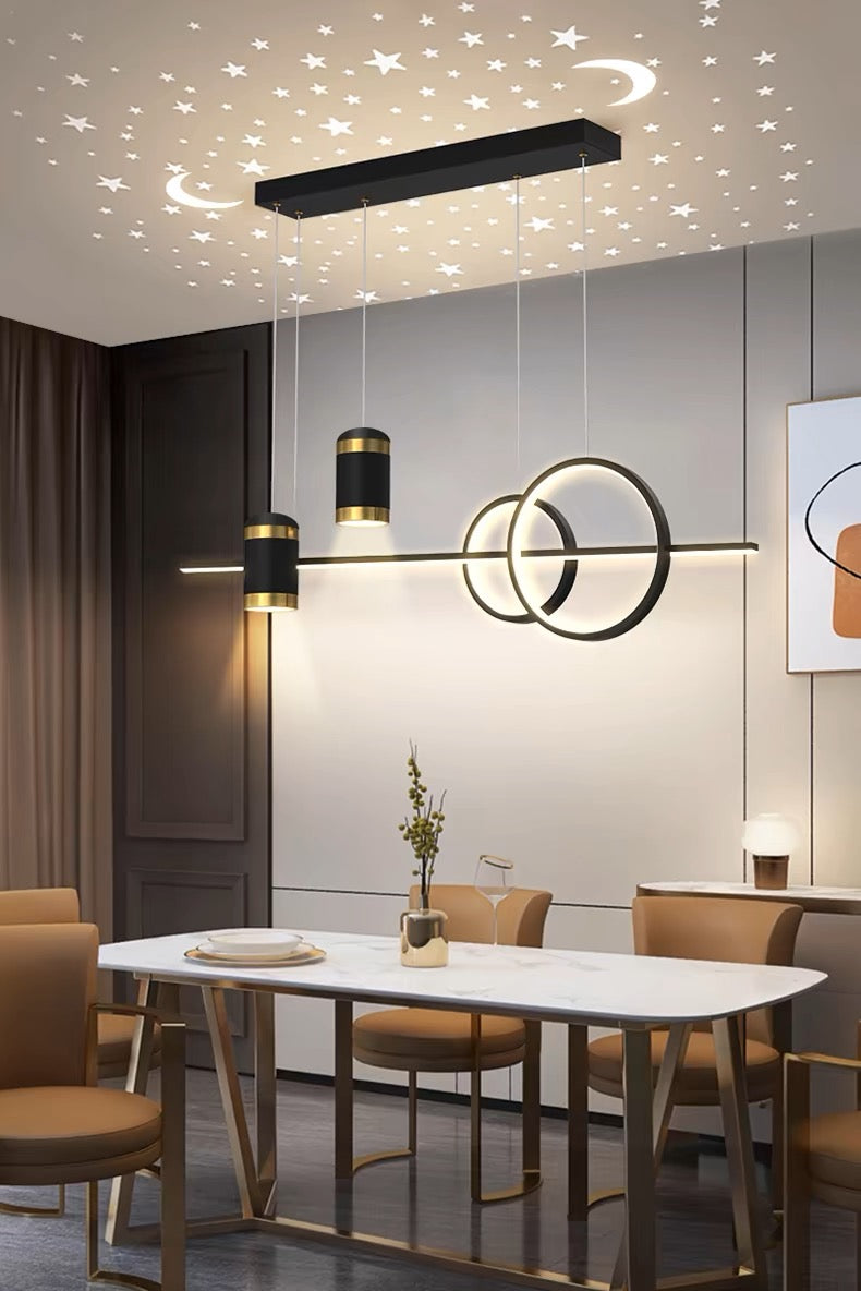 LUSTRA LED MODERNA CU TELECOMANDA WASIK