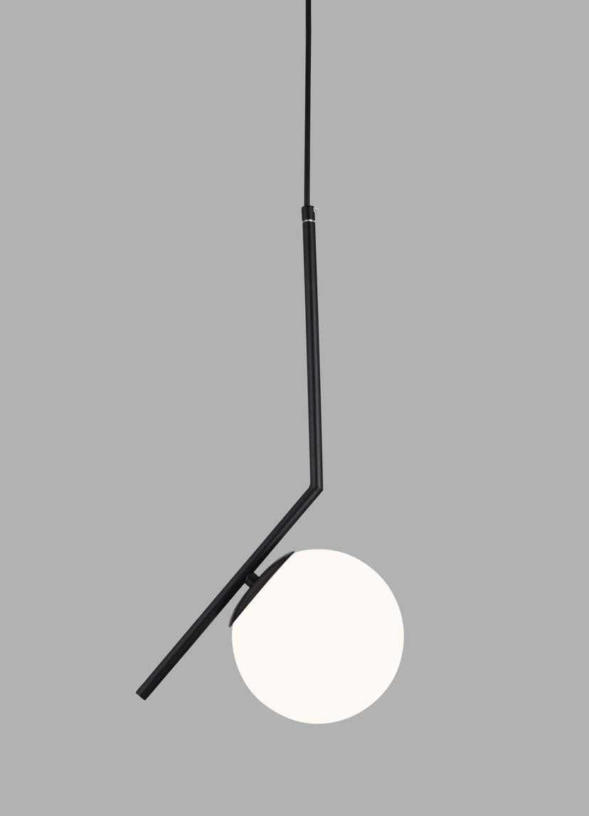 Lustra cu bec E27, Lightman, 35106/1 BK