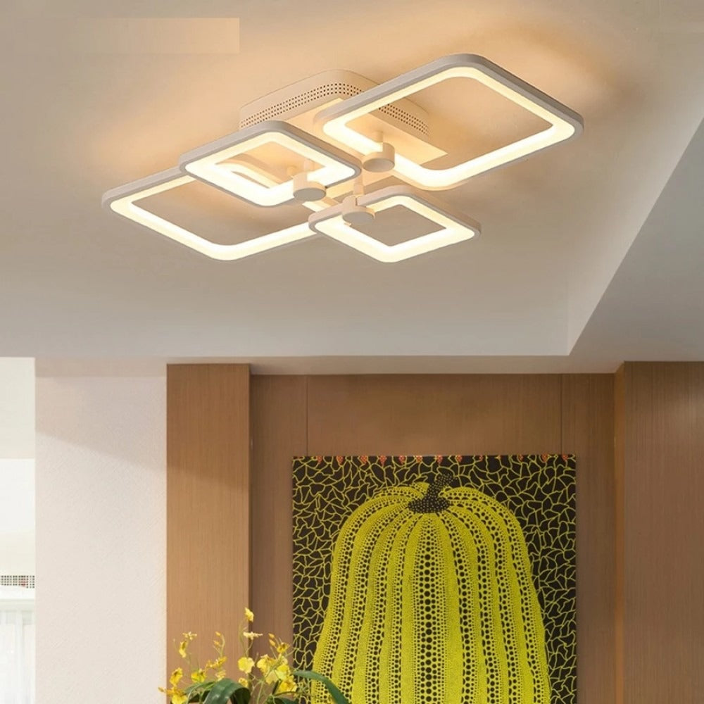 Lustra Led Cu Telecomanda, Lightman, Light 131/4 Alb, 68cm, 120w