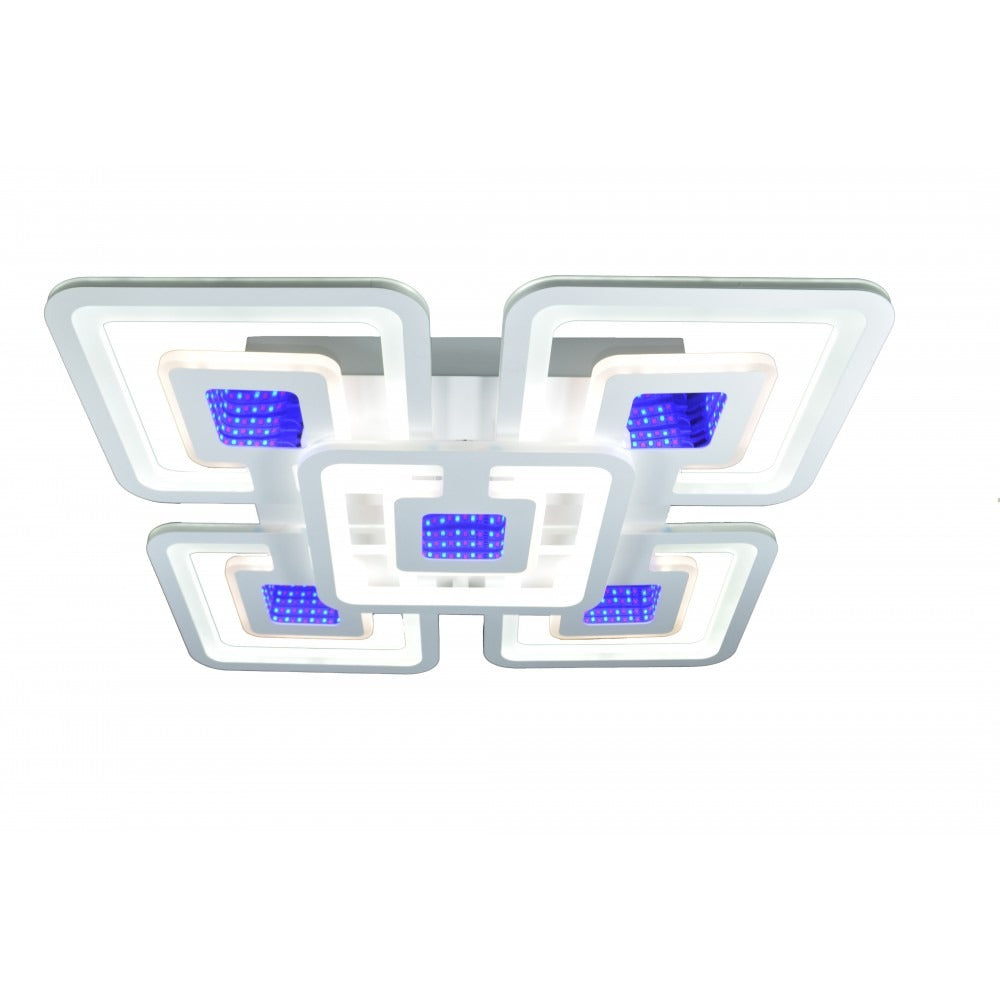 Lustra Led Cu Telecomanda, Lightman, Light9049-3d, 115w-115w 55 Cm, 3D