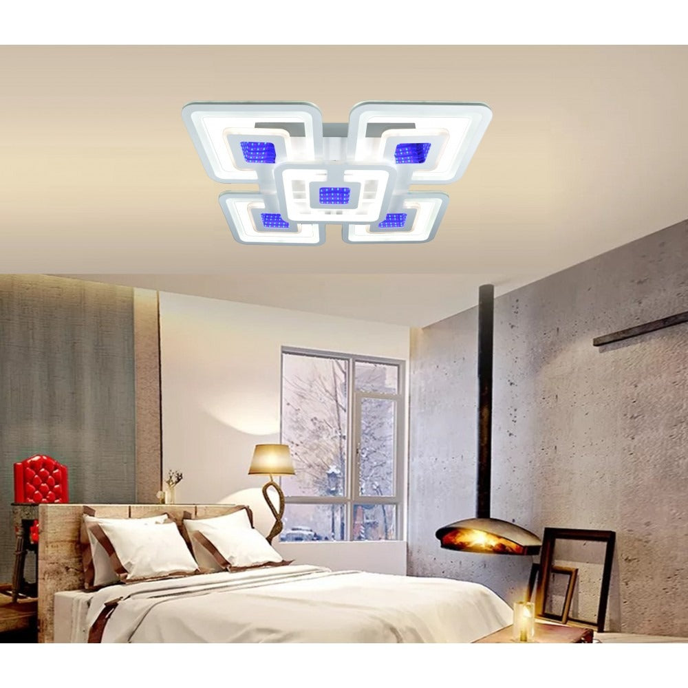 Lustra Led Cu Telecomanda, Lightman, Light9049-3d, 115w-115w 55 Cm, 3D