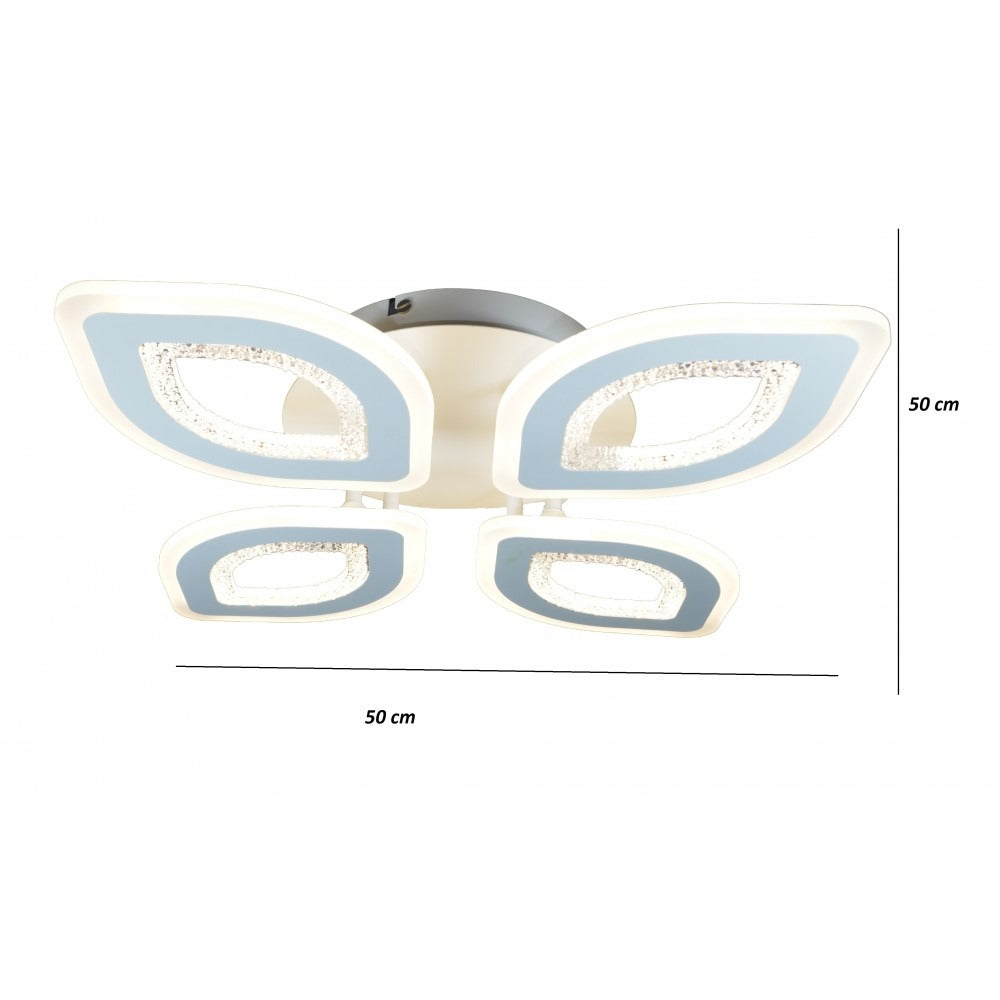 Plafoniera Led Cu Telecomanda, Lightman, Light32621 2c, 50 Cm,60w-2w