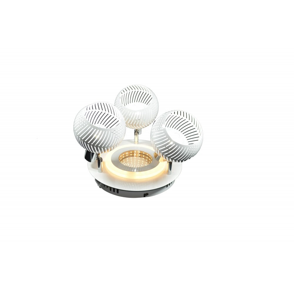 Plafoniera Led, LightMan, Light78067-3, 3d,Alb