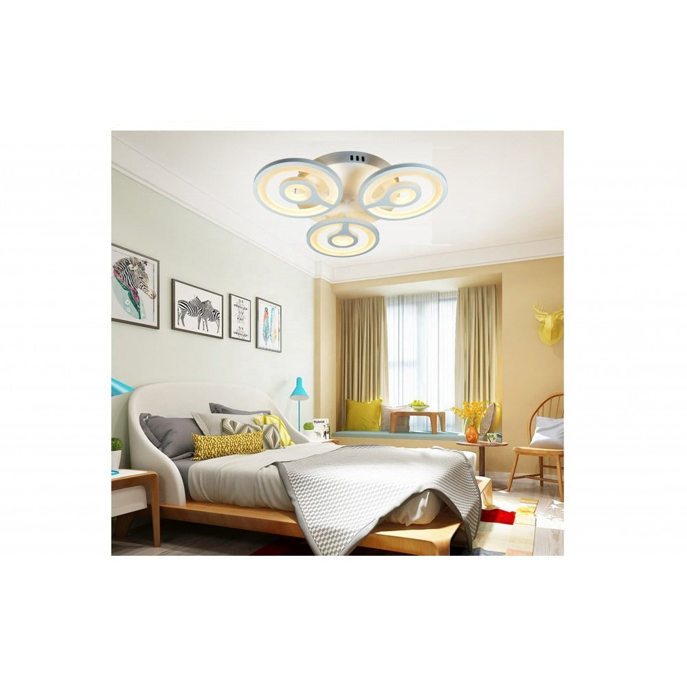 Lustra Led Cu Telecomanda, Lightman, Light D28-3, 48w X 2w, 50 Cm