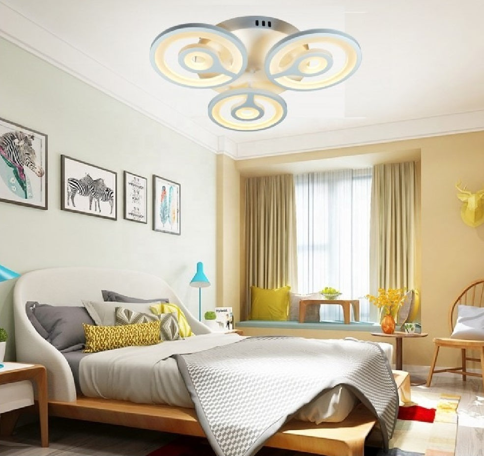 Lustra Led Cu Telecomanda, Lightman, Light D28-3, 48w X 2w, 50 Cm