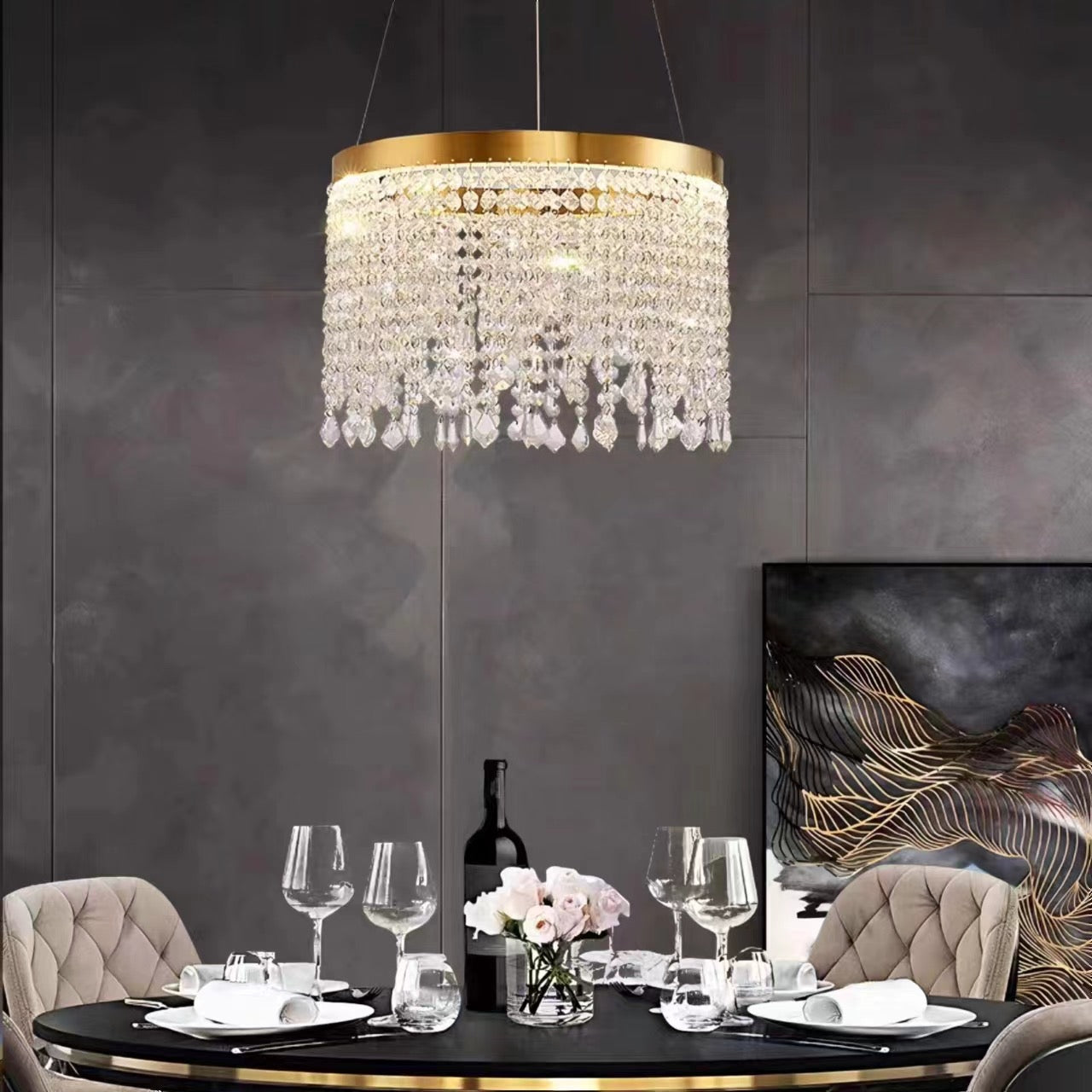 CANDELABRU CRISTAL LED MAYANA