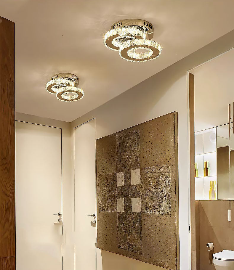 PLAFONIERA CRISTAL LED MODERN ROTUND