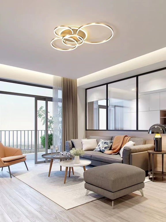 PLAFONIERA LED INELE AURIU MODERN