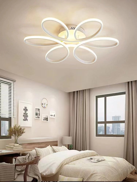 LUSTRA LED NUFAR ALB