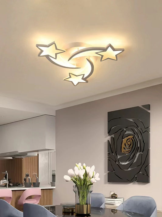 PLAFONIERA LED CU TELECOMANDA MODERN STARS