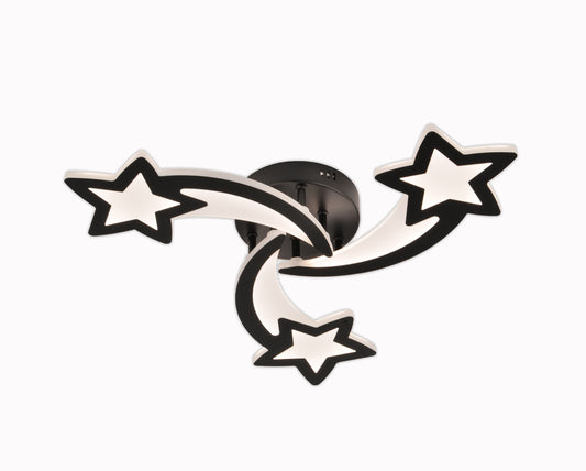 Lustra Led Cu Telecomanda, Lightman, LT5110/3 BK