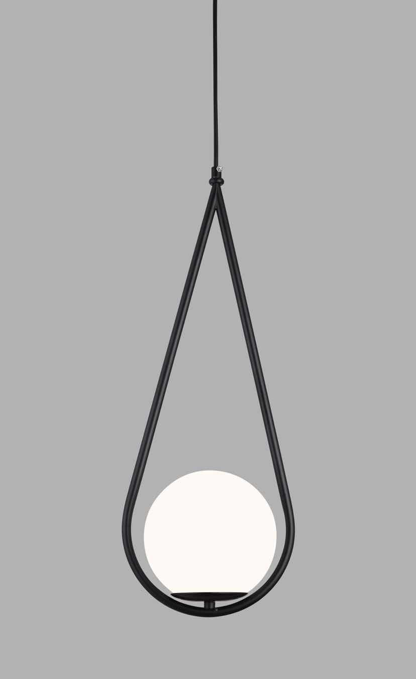 Lustra cu bec E27, Lightman, 36107/1 BK