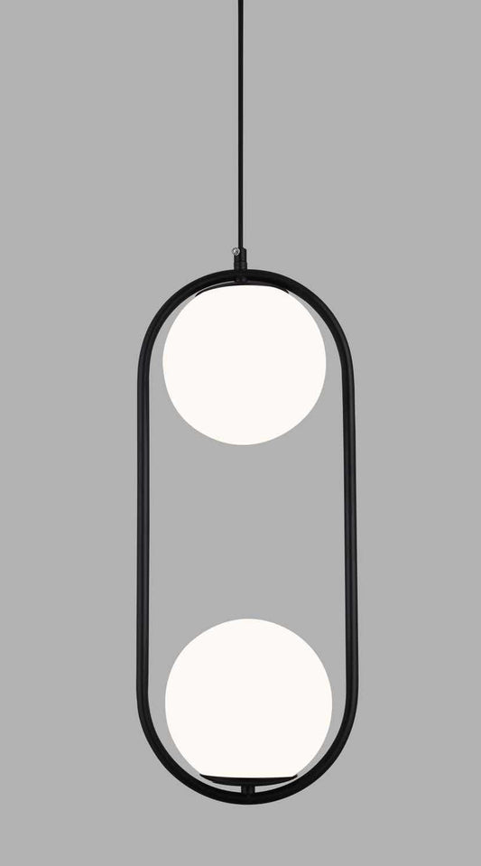 Lustra cu bec E27, Lightman, 7107/2 BK