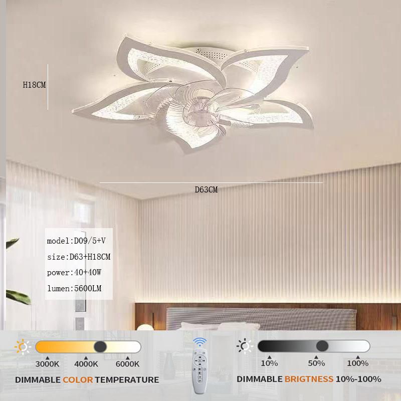 Lustra ventilator cu telecomanda, Lightman, D09/5+V