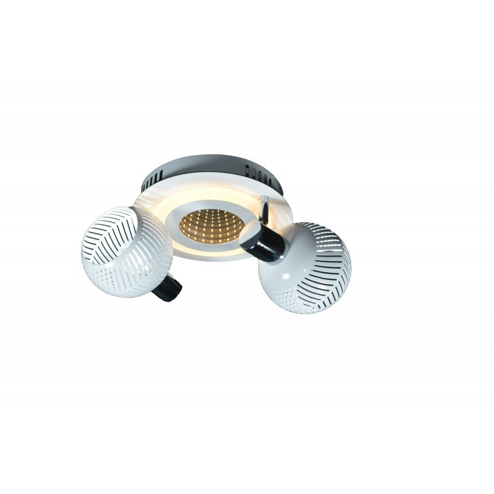 Plafoniera Led, LightMan, Light78067-2, 3d,Alb